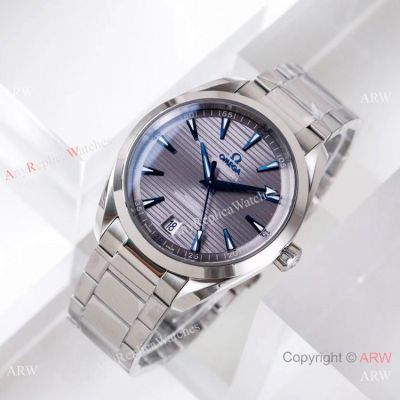 (VS Factory) Omega Seamaster Aqua Terra Copy Watch Stainless Steel Gray Dial 8900 Movement